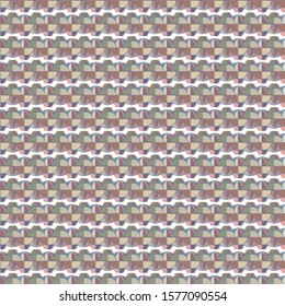 Seamless vector pattern in geometric ornamental style