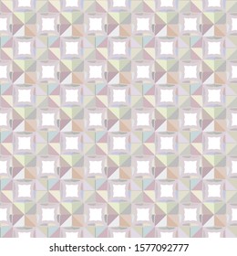 Seamless vector pattern in geometric ornamental style