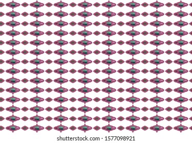 Seamless vector pattern in geometric ornamental style