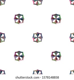 Seamless vector pattern in geometric ornamental style