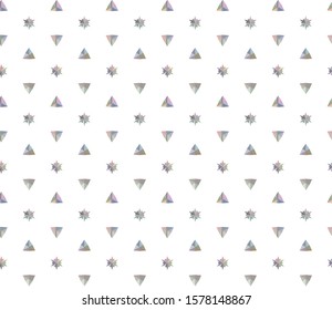 Seamless vector pattern in geometric ornamental style