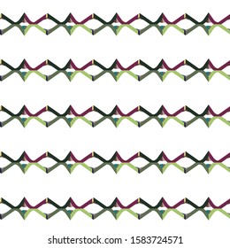 Seamless vector pattern in geometric ornamental style