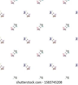 Seamless vector pattern in geometric ornamental style