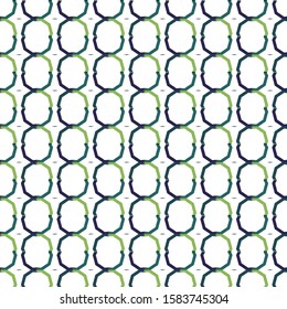 Seamless vector pattern in geometric ornamental style