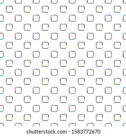 Seamless vector pattern in geometric ornamental style