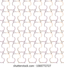Seamless vector pattern in geometric ornamental style