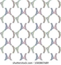 Seamless vector pattern in geometric ornamental style