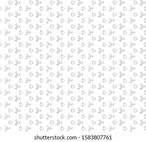 Seamless vector pattern in geometric ornamental style