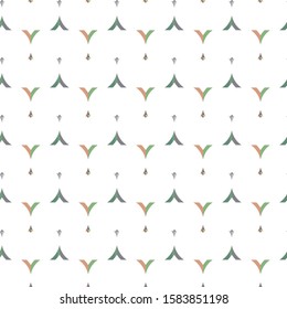 Seamless vector pattern in geometric ornamental style