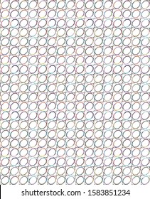 Seamless vector pattern in geometric ornamental style