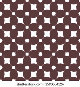 Seamless vector pattern in geometric ornamental style