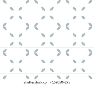 Seamless vector pattern in geometric ornamental style