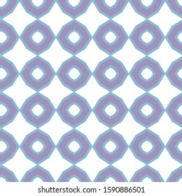 Seamless vector pattern in geometric ornamental style