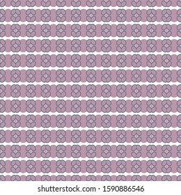 Seamless vector pattern in geometric ornamental style