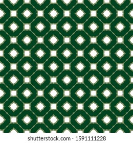 Seamless vector pattern in geometric ornamental style