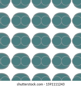Seamless vector pattern in geometric ornamental style