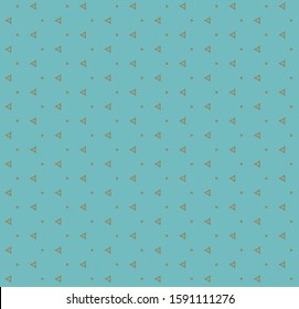 Seamless vector pattern in geometric ornamental style