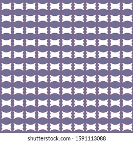 Seamless vector pattern in geometric ornamental style