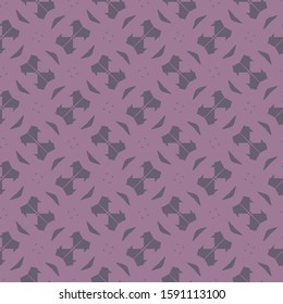 Seamless vector pattern in geometric ornamental style