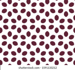 Seamless vector pattern in geometric ornamental style