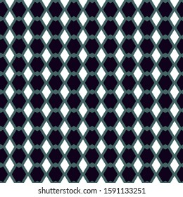Seamless vector pattern in geometric ornamental style