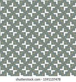 Seamless vector pattern in geometric ornamental style