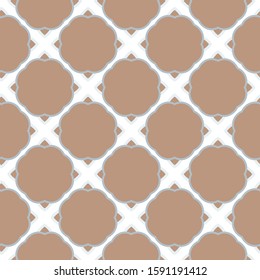 Seamless vector pattern in geometric ornamental style
