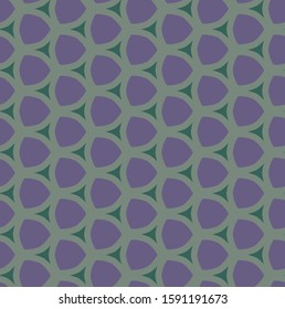 Seamless vector pattern in geometric ornamental style