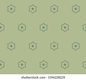 Seamless vector pattern in geometric ornamental style