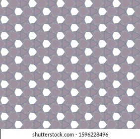 Seamless vector pattern in geometric ornamental style