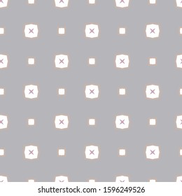 Seamless vector pattern in geometric ornamental style