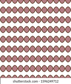 Seamless vector pattern in geometric ornamental style