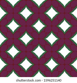 Seamless vector pattern in geometric ornamental style