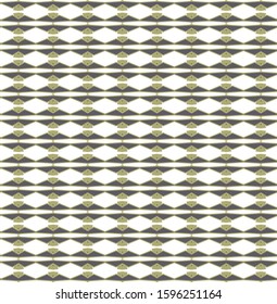 Seamless vector pattern in geometric ornamental style