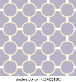 Seamless vector pattern in geometric ornamental style
