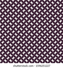 Seamless vector pattern in geometric ornamental style