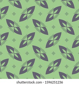 Seamless vector pattern in geometric ornamental style