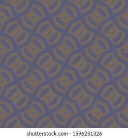 Seamless vector pattern in geometric ornamental style
