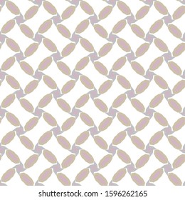 Seamless vector pattern in geometric ornamental style