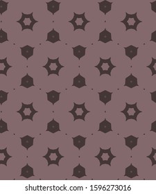 Seamless vector pattern in geometric ornamental style