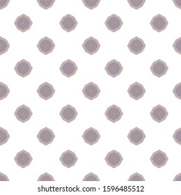 Seamless vector pattern in geometric ornamental style