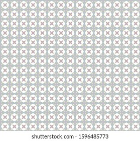 Seamless vector pattern in geometric ornamental style