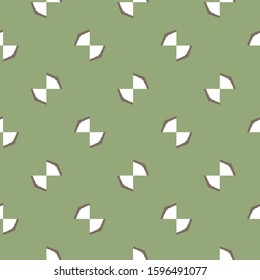 Seamless vector pattern in geometric ornamental style