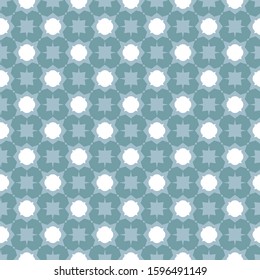 Seamless vector pattern in geometric ornamental style