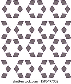 Seamless vector pattern in geometric ornamental style