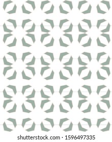 Seamless vector pattern in geometric ornamental style