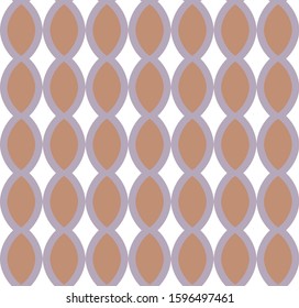 Seamless vector pattern in geometric ornamental style