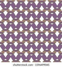 Seamless vector pattern in geometric ornamental style