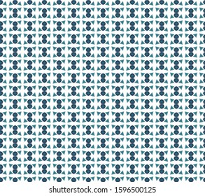Seamless vector pattern in geometric ornamental style
