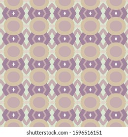 Seamless vector pattern in geometric ornamental style